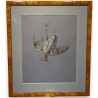 Signed pastel drawing, ‘Woodcock’
