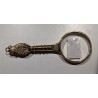 'Pineapple' brass magnifying glass