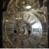 Baroque clock in black wood