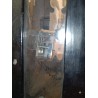 Baroque clock in black wood