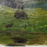 Tableau \"Alpe de Barmaz\" signé L BEGUIN