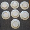 Assiette en porcelaine décor fleurs