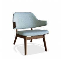 Fauteuil arrondi "Mid Century"