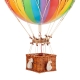 Montgolfière Jules Verne Arc-en-ciel