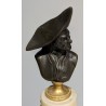 Paire de bustes en bronze