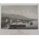 Gravure "Rolle au lac Léman" par LOCHER