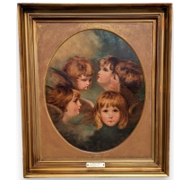 Tableau "Cherubs" par G. WILLS HARLEY