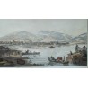 Engraving entitled ‘View of Yverdon from Clindi’ by ABERLI