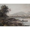 Engraving entitled ‘View of Yverdon from Clindi’ by ABERLI