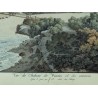 Engraving ‘Château de Wimmis’ by ABERLI