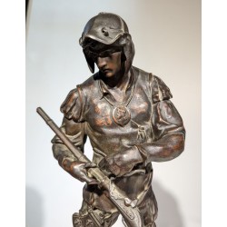 Bronze \"Soldat au mousquet\" signé E PICAULT