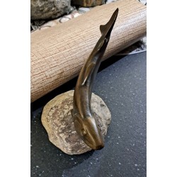 Bronze "Truite de l'Orbe" signée REUSSNER