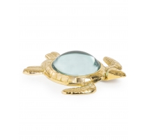 Loupe Tortue de mer en laiton, grande