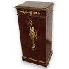 Square Empire-style nightstand with bronze Victory figure by Moinat SA – Antiques and home décor