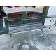 Banc de jardin pliable "Avignon", fer peint vert