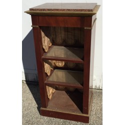 Square Empire-style nightstand with bronze Victory figure by Moinat SA – Antiques and home décor