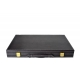 Coffret de Backgammon noir intérieur brun et beige