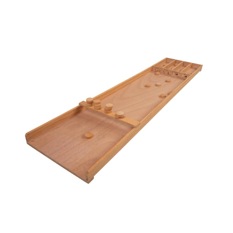 Set of wooden skittles
