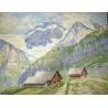 Tableau \"Eiger\" signé W. RACINE 27