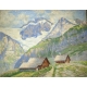 Tableau "Eiger" signé W. RACINE 27