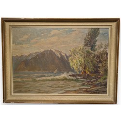 Tableau \"Le Gramont\" signé GALIS
