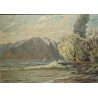 Tableau \"Le Gramont\" signé GALIS