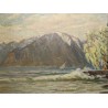 Tableau \"Le Gramont\" signé GALIS