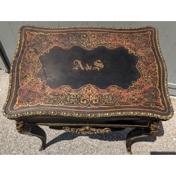Travailleuse Napoléon III marqueté