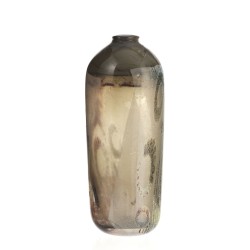 Vase soliflore à col resserré à décors intercalair