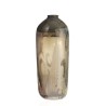 Vase soliflore à col resserré à décors intercalair