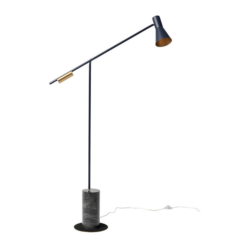 Lampe Métro en métal noir et doré