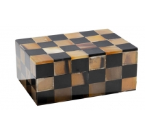 Boite en os Damier