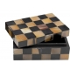 Boite en os Damier