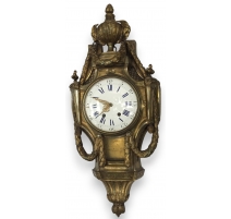 Cartel d'applique d'époque Louis XVI en bronze