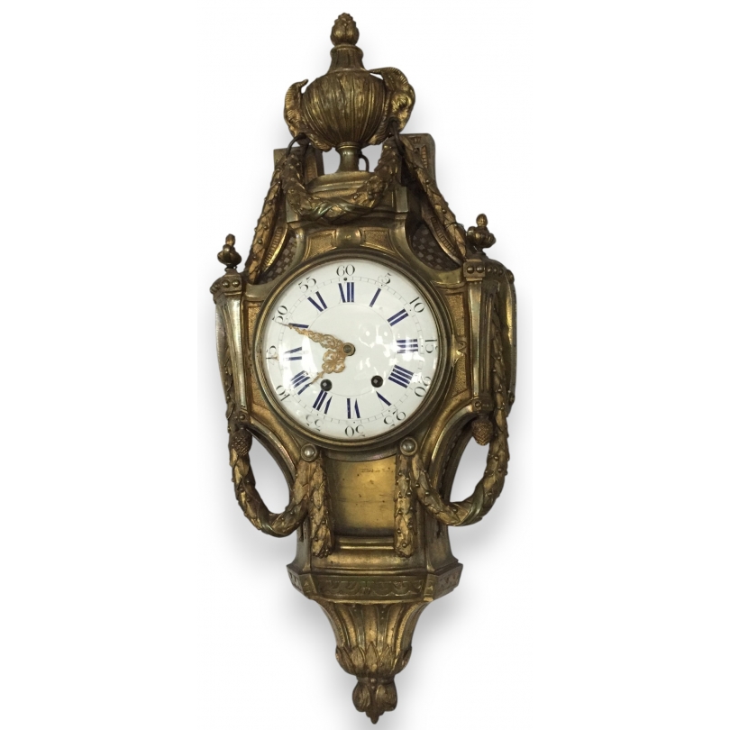 Louis XVI wall cartel, gilt br