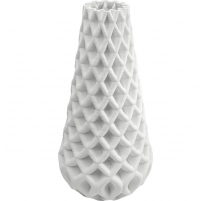 Vase Akira en porcelaine blanche