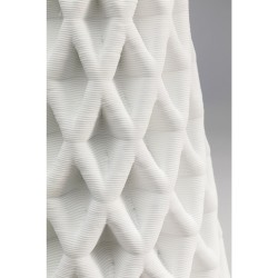 Vase Akira en porcelaine blanche