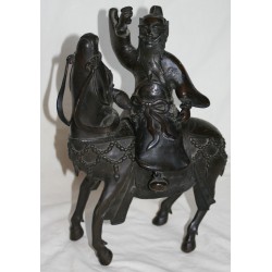 Bronze sculpture ‘Toba on his mule’. At Moinat SA – Antiques and Decorative Arts