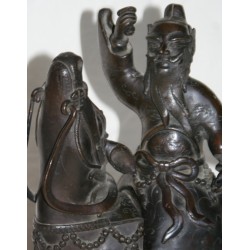 Bronze sculpture ‘Toba on his mule’. At Moinat SA – Antiques and Decorative Arts