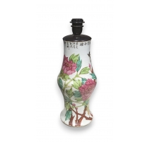 Vase chinois Oiseaux monté en lampe