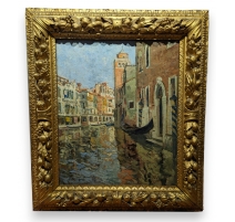 Tableau "Venise" signé ABEL-TRUCHET