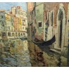 Tableau \"Venise\" signé ABEL-TRUCHET
