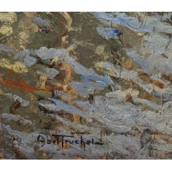 Tableau \"Venise\" signé ABEL-TRUCHET