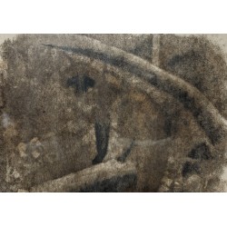 Gravure "Renard dans la pénombre" signée HAINARD