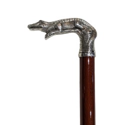 Walking stick with a ‘Crocodile’ knob
