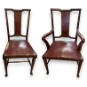 Suite de 6 chaises et 2 fauteuils \"Tabard Inn\"
