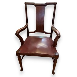Suite de 6 chaises et 2 fauteuils \"Tabard Inn\"