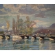 Tableau "Pont des Bergues" signé BAUDIT