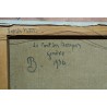 Tableau \"Pont des Bergues\" signé BAUDIT