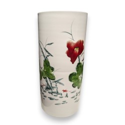 Porte-parapluies décor floral